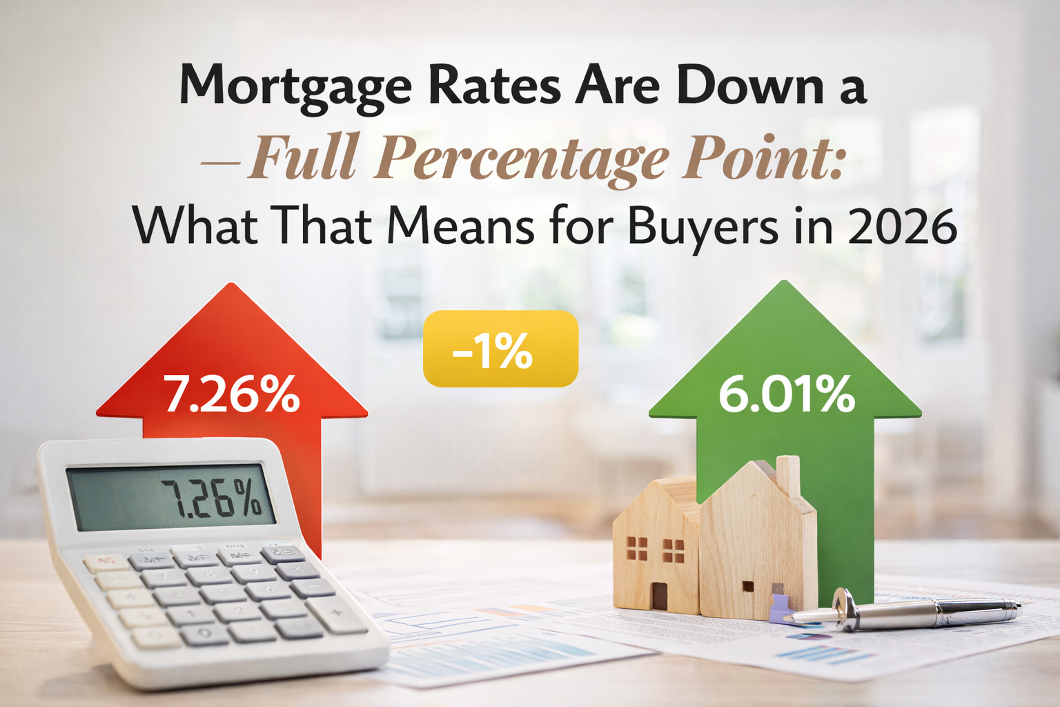 Mortgage Rates Are Down And the Math Finally Favors Buyers Again!