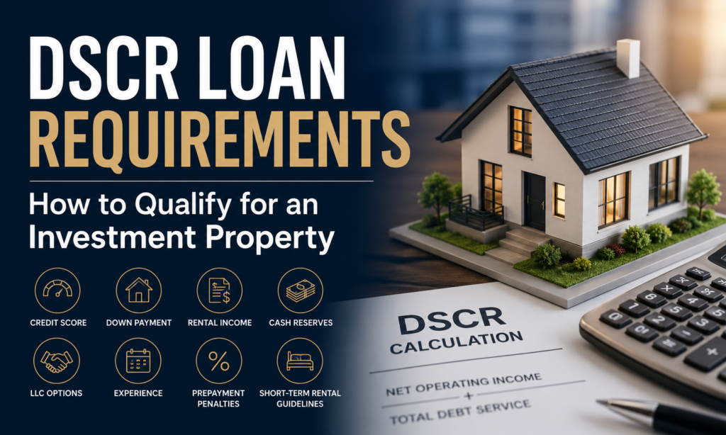 DSCR loan requirements for qualifying for an investment property
