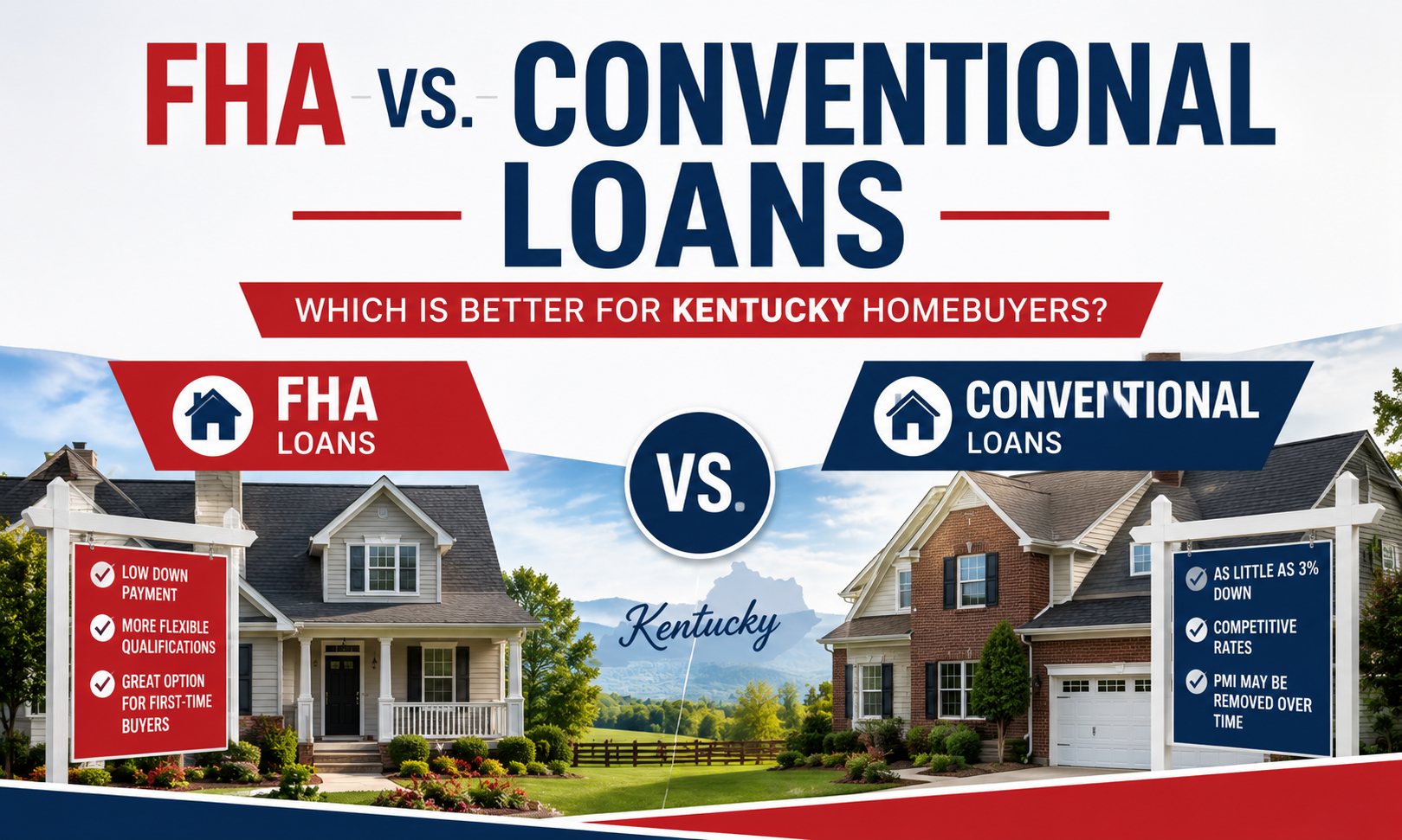 FHA vs. Conventional Loans in Kentucky: Which Is Better for You?